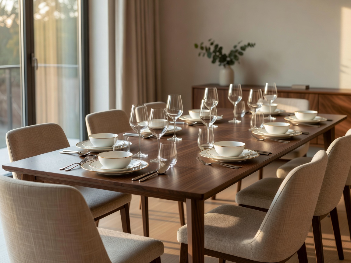Dining area setting