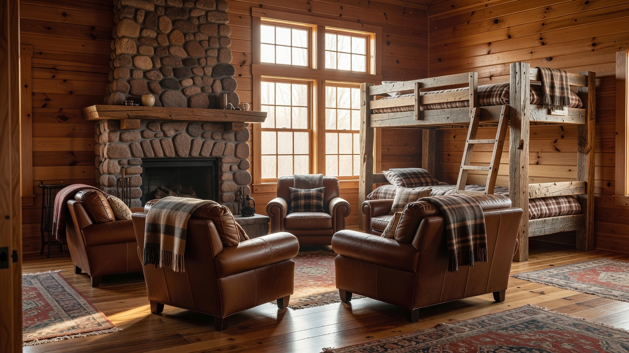Real interior of the Family Lodge Room